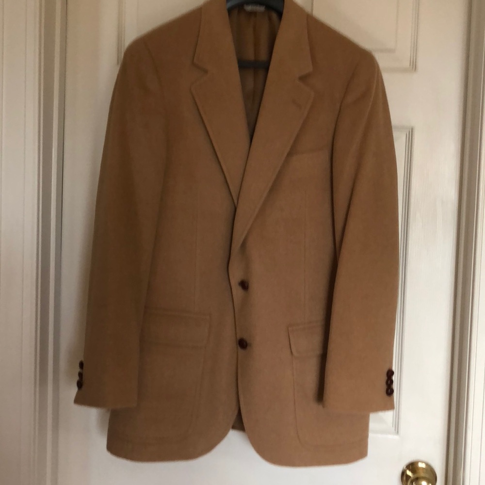 Men’s camel hair sport coat
